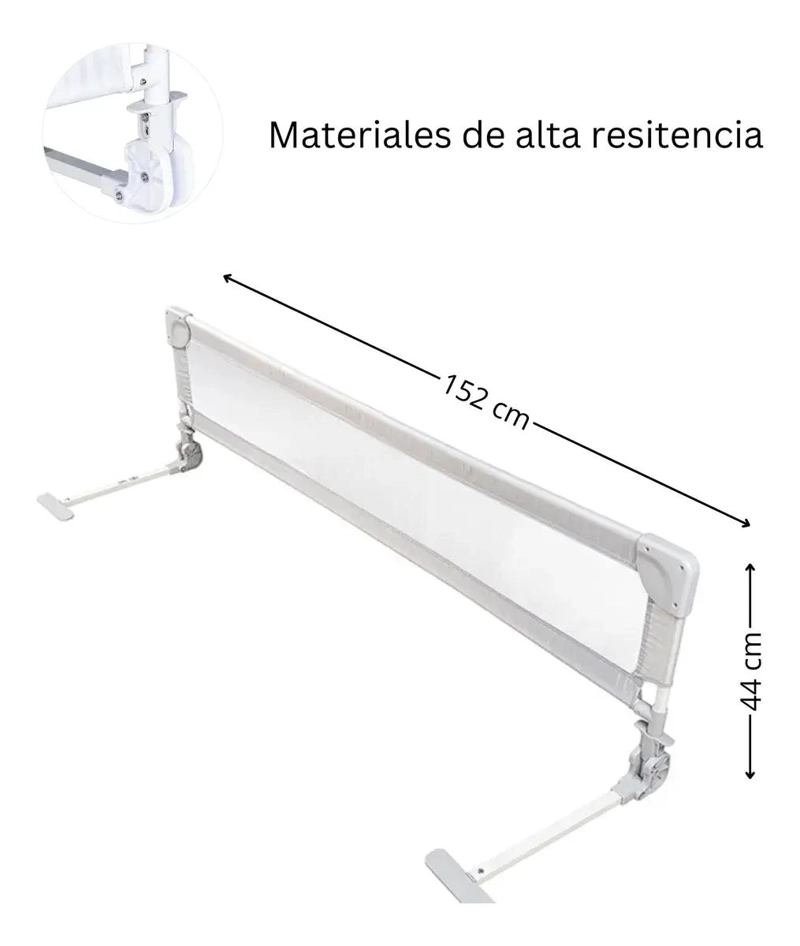 BARANDA DE CAMA PARA BEBE S COLOR GRIS - 4