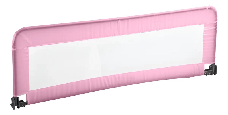 BARANDA DE CAMA COLOR ROSA PARA NIÑOS - 1