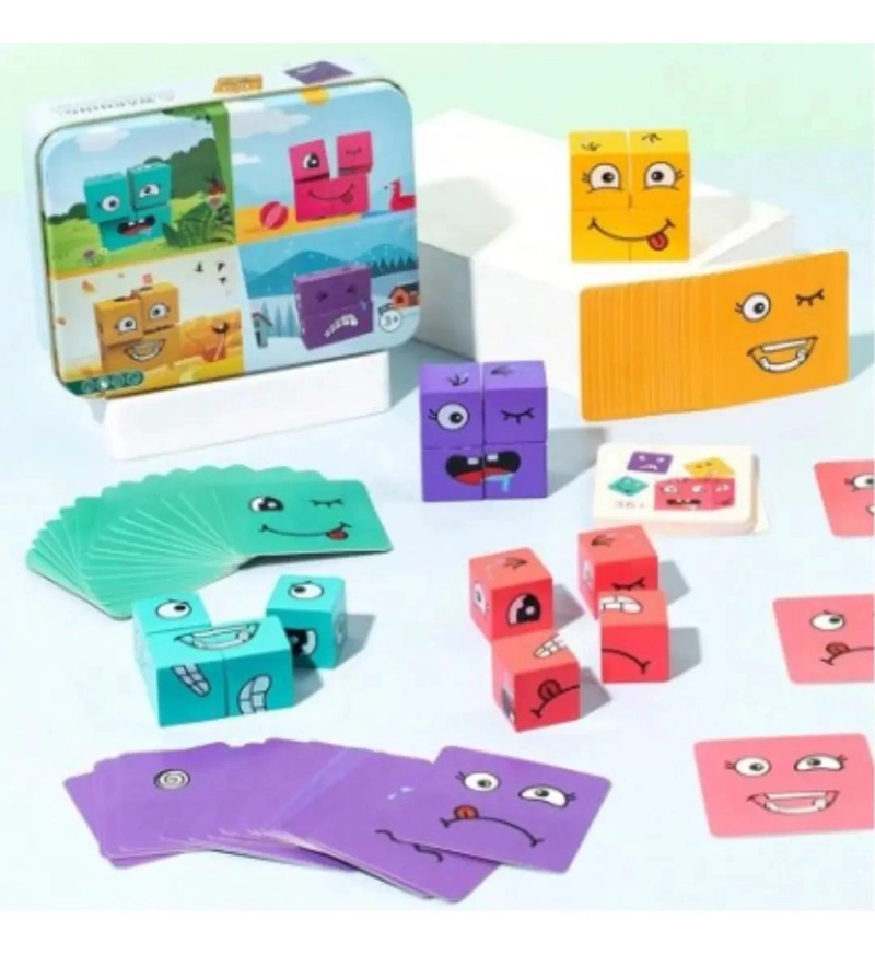 JUEGO DE CUBOS DE EMOCIONES PARA NIÑOS - 3