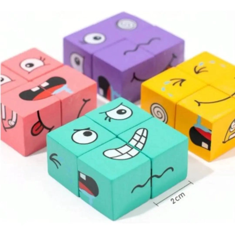 JUEGO DE CUBOS DE EMOCIONES PARA NIÑOS - 4