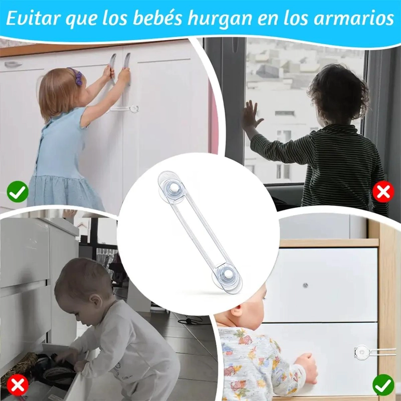 PACK 10 SEGUROS PARA MUEBLES Y CAJONES - 5