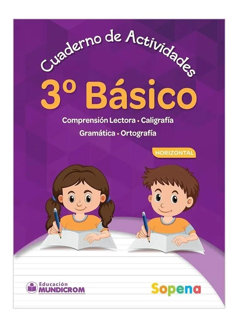 CUADERNO DE ACTIVIDADES 3° BASICO HORIZONTAL - 1