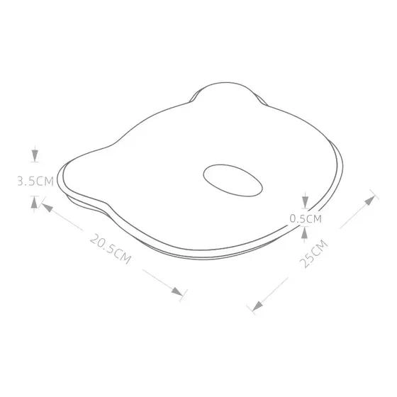 ALMOHADA COJIN ANTIPLAGIOCEFALIA PARA BEBE S - 2