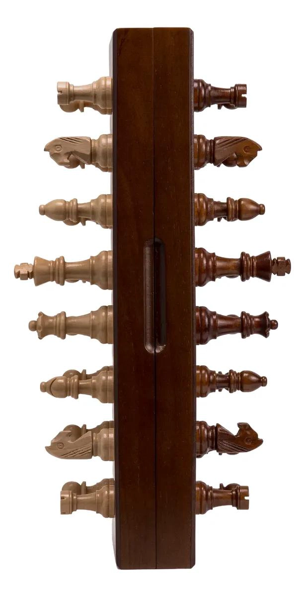 TABLERO DE AJEDREZ MAGNE TICO DE MADERA 33X33CM - 3