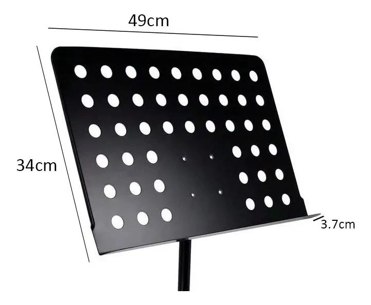 SOPORTE ATRIL PLEGABLE PARA PARTITURA METAL AJUSTABLE - 4