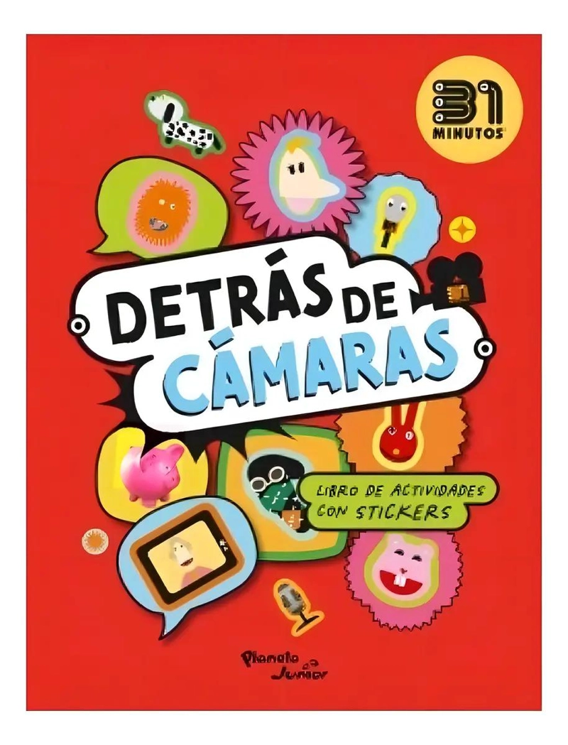 LIBRO DE ACTIVIDADES DETRAS DE CAMARAS CON STICKERS - 1