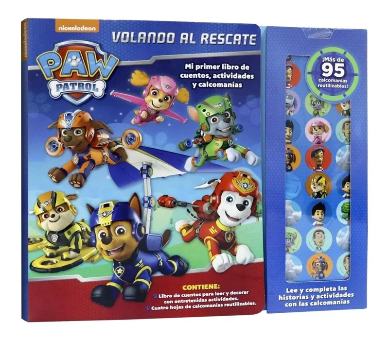 PAW PATROL VOLANDO AL RESCATE CUENTOS Y ACTIVIDADES - 1