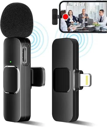 MICROFONO INALAMBRICO LAVALIER PARA DISPOSITIVOS MOVILES - 1