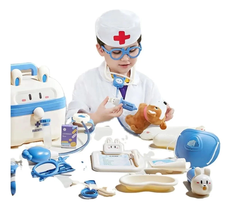MALETA SET DOCTOR CON ACCESORIOS PARA NIÑOS - 4
