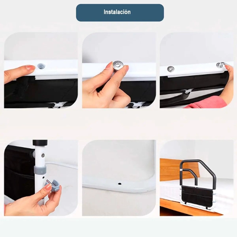 BARANDA DE SEGURIDAD PARA CAMA DOBLE - 4