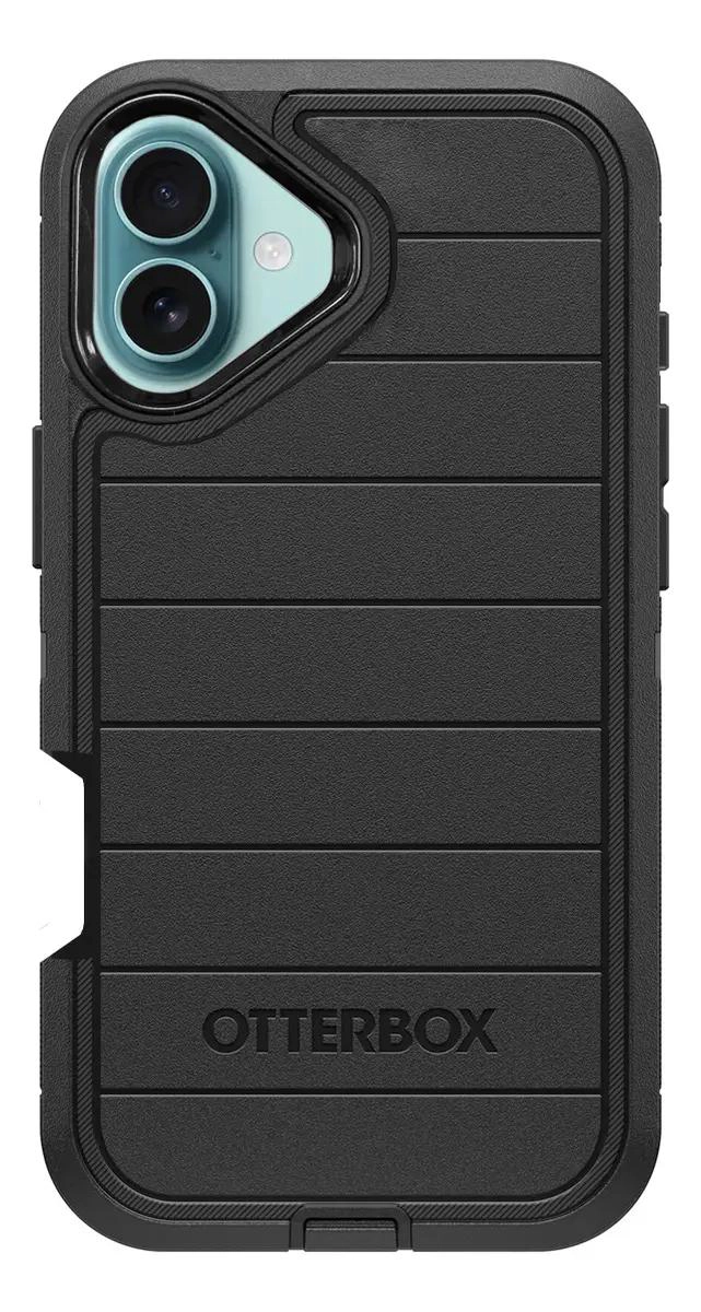 GENÉRICO CARCASA RESISTENTE PARA IPHONE 16 PLUS COLOR NEGRO