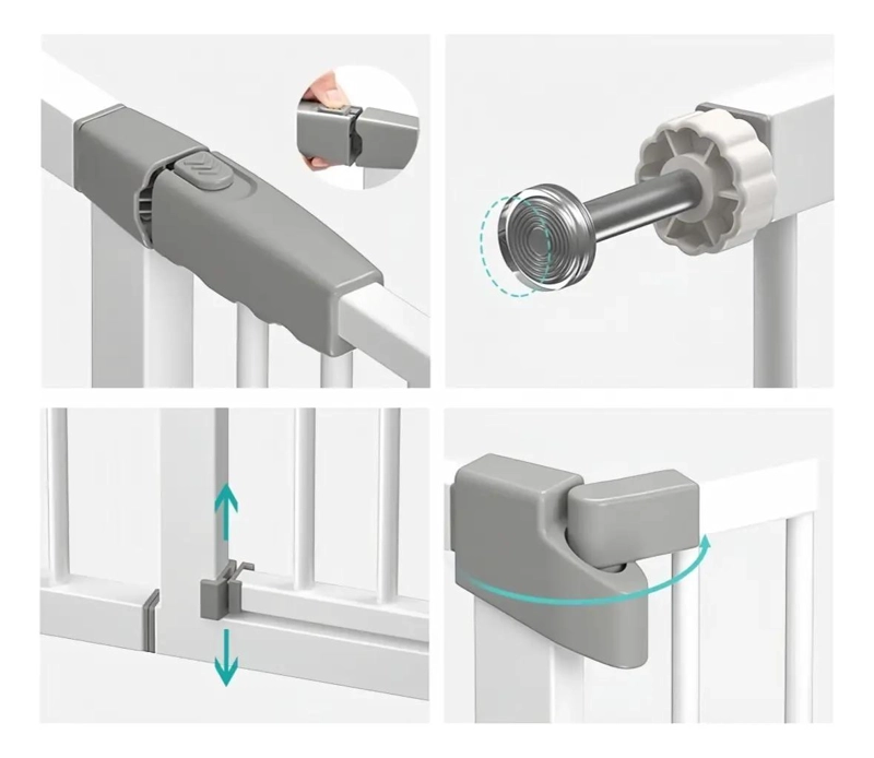 REJA DE SEGURIDAD AJUSTABLE PARA ESCALERA - 3