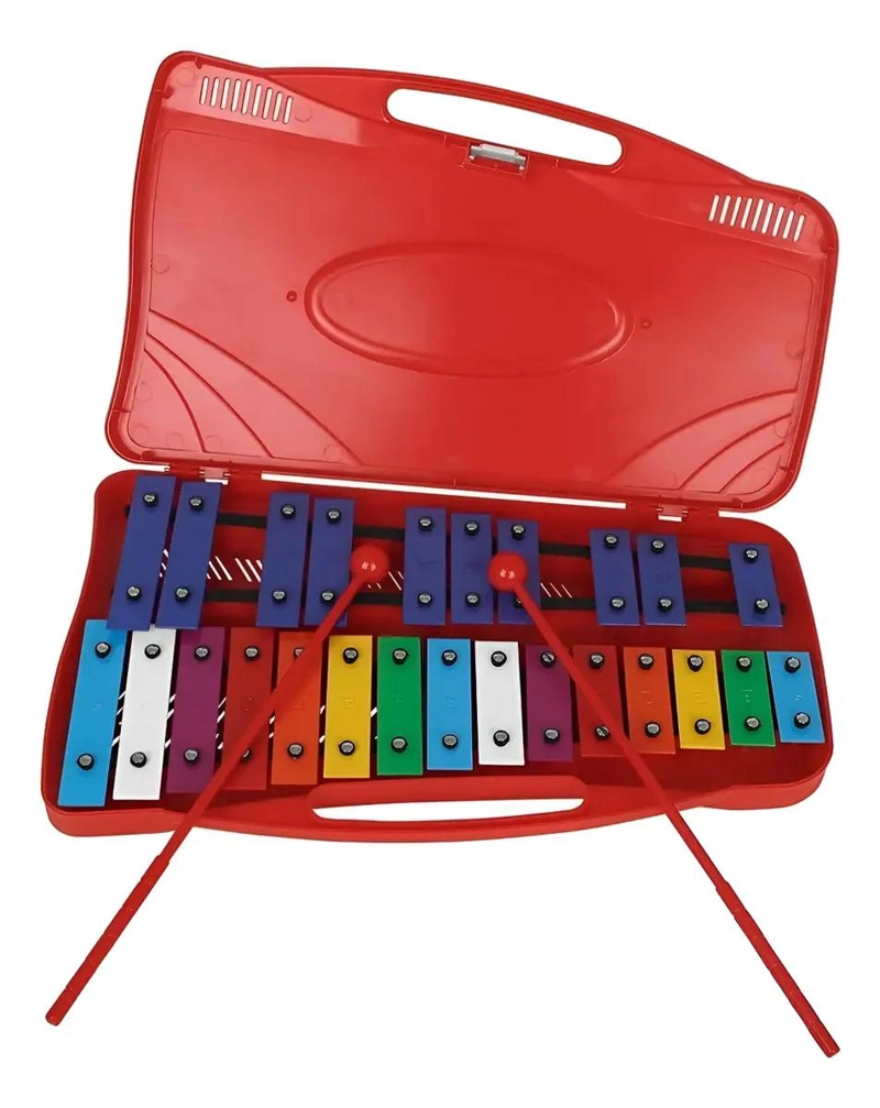METALOFONO 25 NOTAS COLORIDO PARA PERCUSION - 1