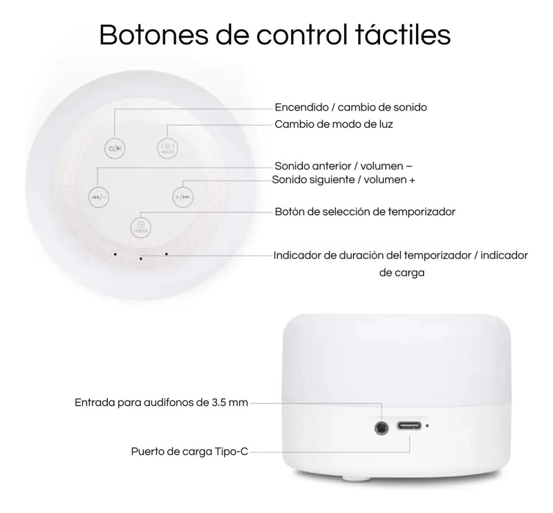 RUIDO BLANCO RELAJANTE PARA BEBE S Y MASCOTAS - 2