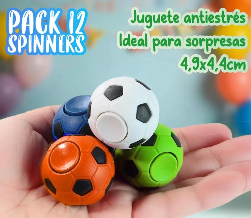 PACK 12 PELOTAS ANTIESTRE S SPINNER - 2