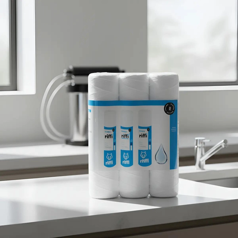 PACK DE 3 FILTROS DE AGUA HILADOS BLANCOS - 1