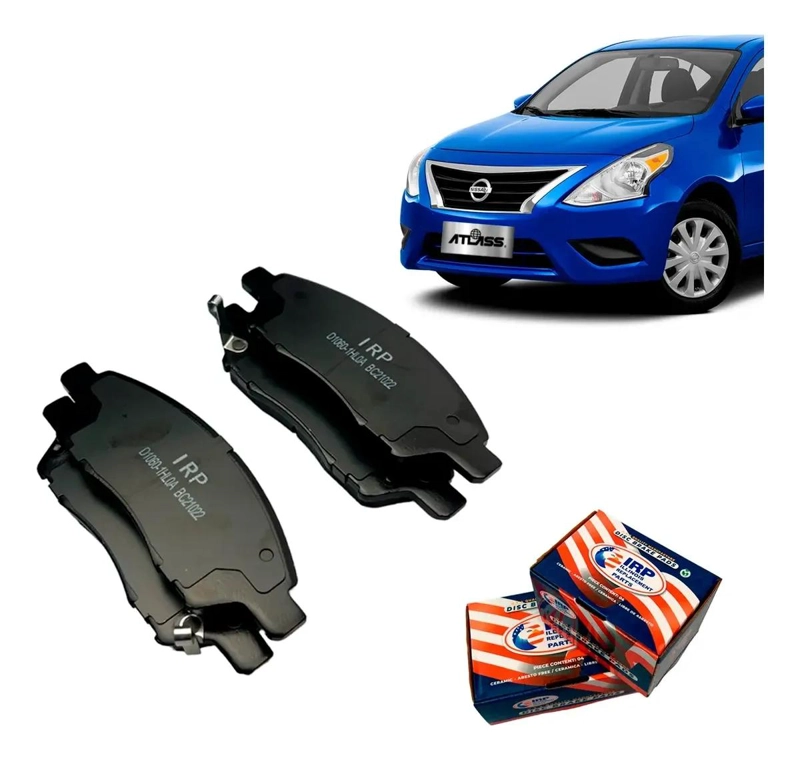 PASTILLAS DE FRENO DELANTERAS NISSAN VERSA 2011-2020 - 1