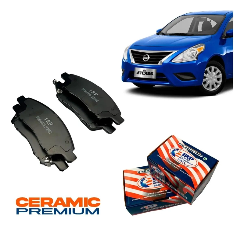 PASTILLAS DE FRENO DELANTERAS NISSAN VERSA 2011-2020 - 2