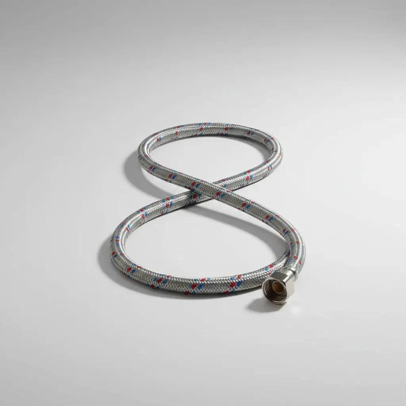 FLEXIBLE DE AGUA ACERO INOX 1/2 100 CM - 1