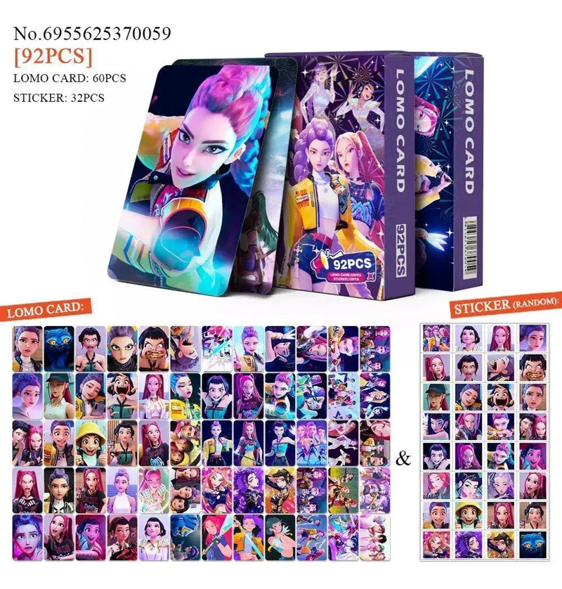 CARTAS GUERRERAS KPOP HUNTRIX 60 UNIDADES - 2