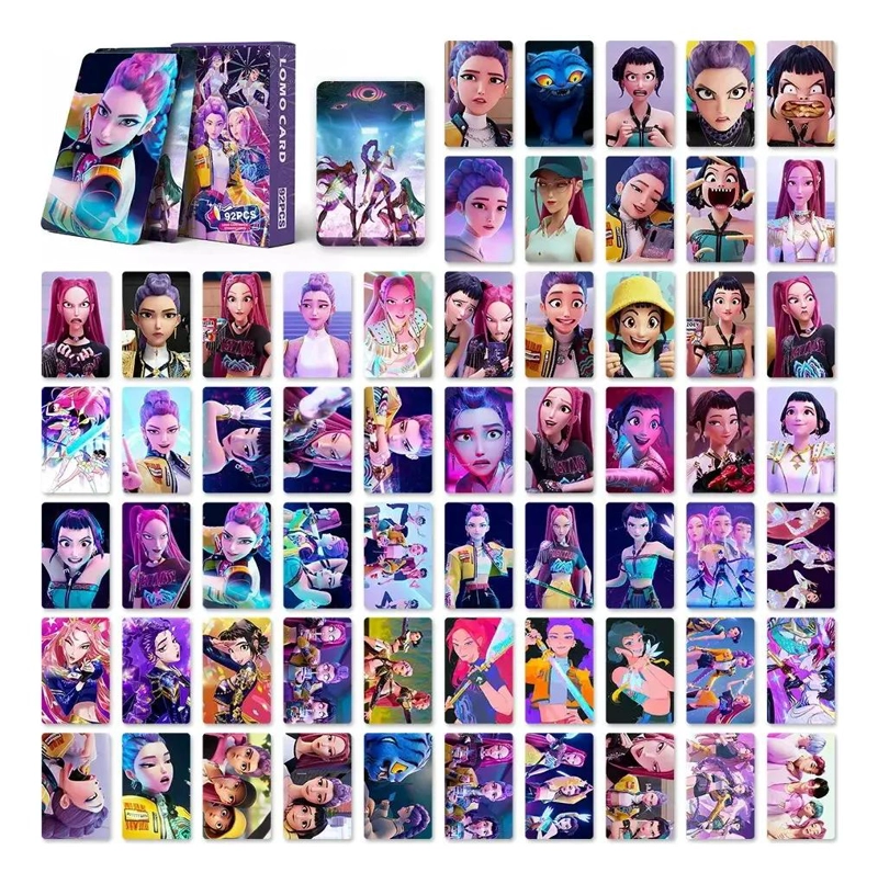 CARTAS GUERRERAS KPOP HUNTRIX 60 UNIDADES - 4