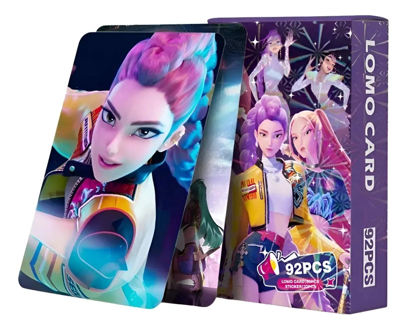 CARTAS GUERRERAS KPOP HUNTRIX 60 UNIDADES - 5