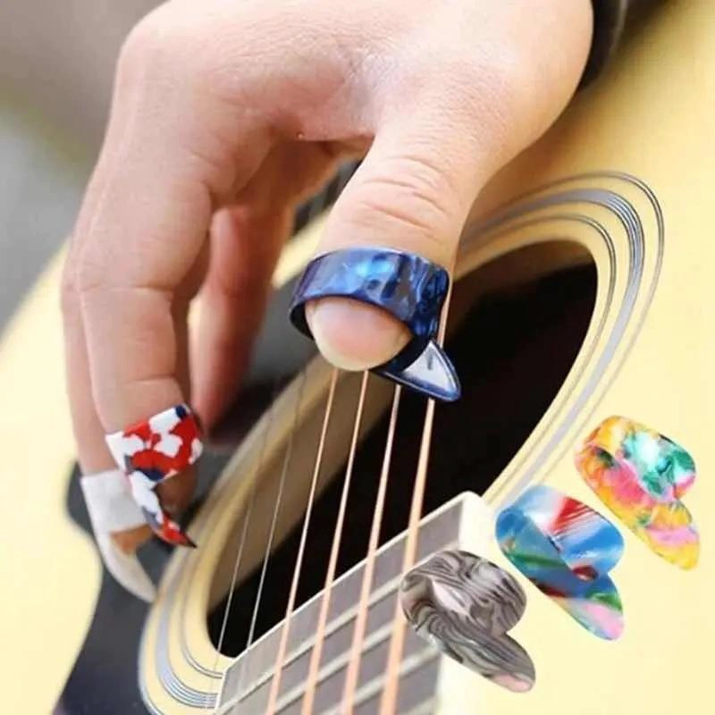 UÑETAS DE TUBO PARA GUITARRA PUAS CELULOIDE - 3