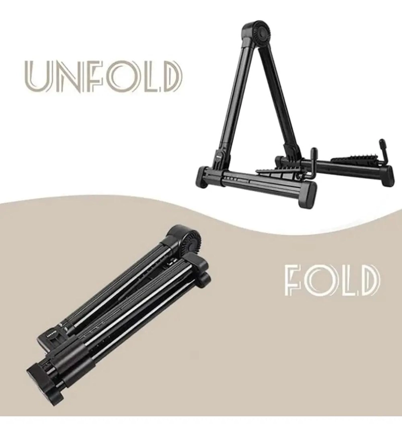 ATRIL PLEGABLE SOPORTE PARA GUITARRA Y BAJO - 3