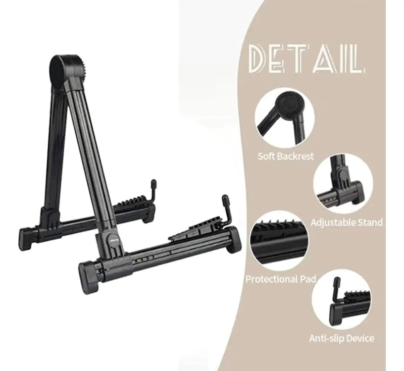 ATRIL PLEGABLE SOPORTE PARA GUITARRA Y BAJO - 5