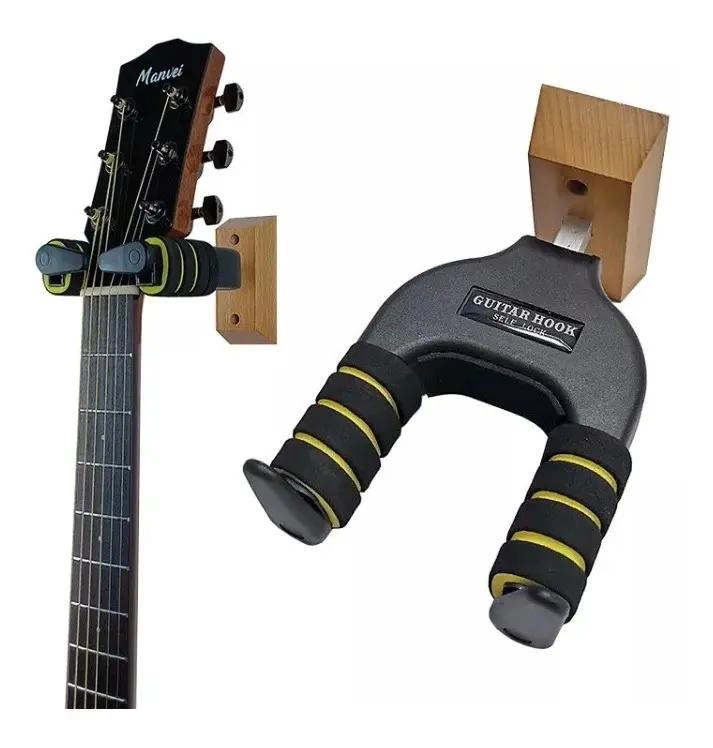 SOPORTE COLGADOR PARED PARA GUITARRA Y UKELELE - 2
