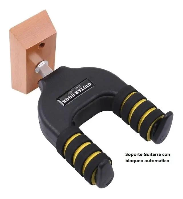 SOPORTE COLGADOR PARED PARA GUITARRA Y UKELELE - 3