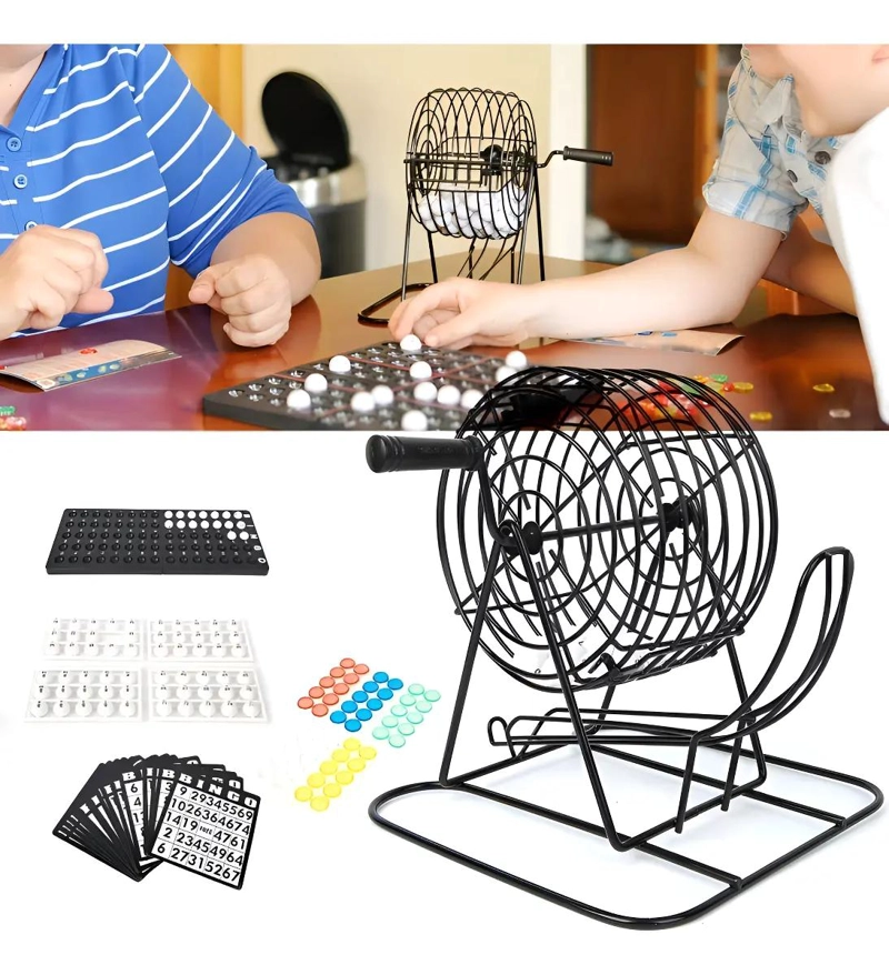 SET BINGO TOMBOLA JUEGO DE MESA FAMILIAR - 1
