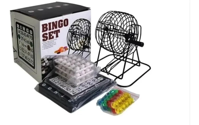 SET BINGO TOMBOLA JUEGO DE MESA FAMILIAR - 4