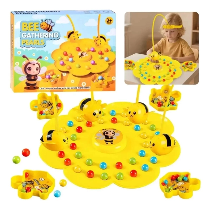 JUEGO DE MESA ABEJA RECOGE PERLAS MAGNE TICAS - 1