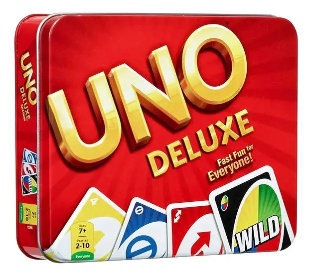 JUEGO DE CARTAS UNO DELUXE CON CAJA DE ALUMINIO - 1