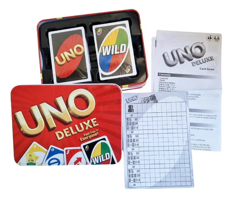 JUEGO DE CARTAS UNO DELUXE CON CAJA DE ALUMINIO - 2