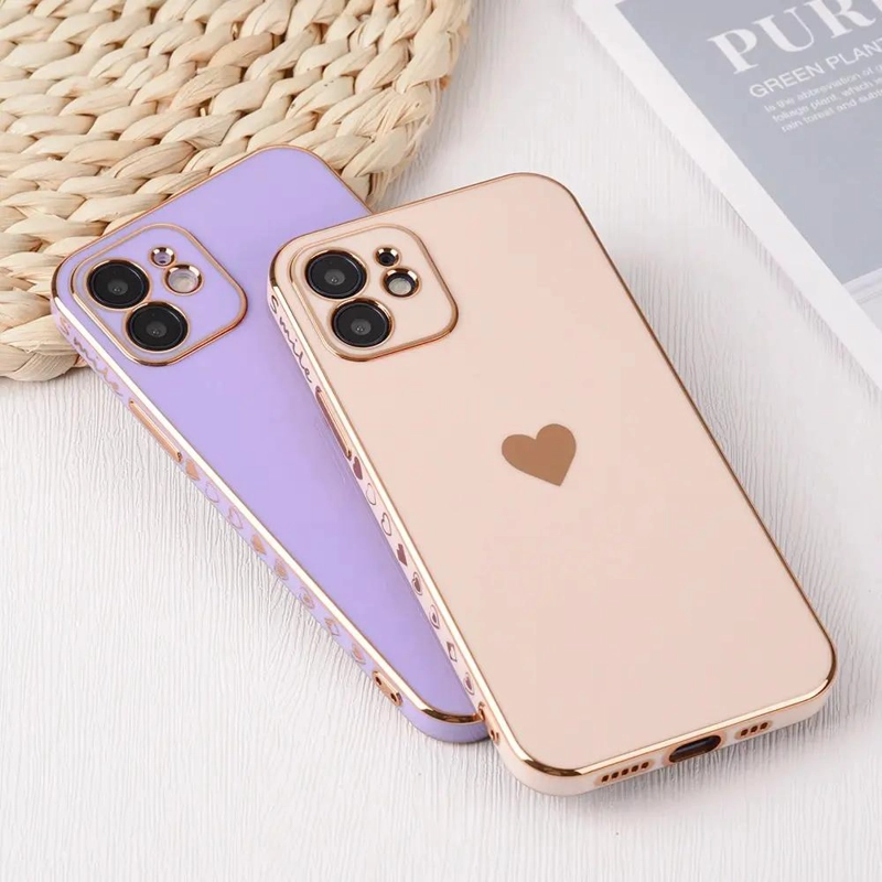 CARCASA TPU PREMIUM CORAZONES PARA IPHONE 13/12/11 - 4