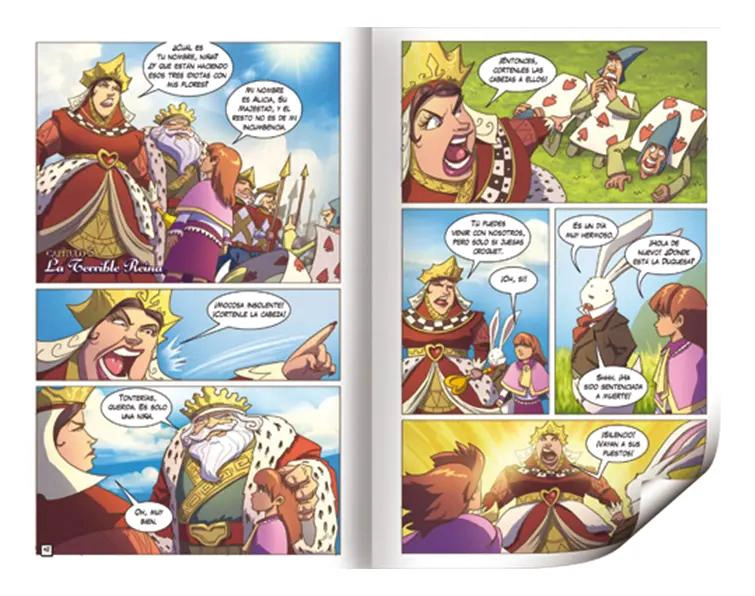 ALICIA EN EL PAIS DE LAS MARAVILLAS NOVELA GRAFICA - 3