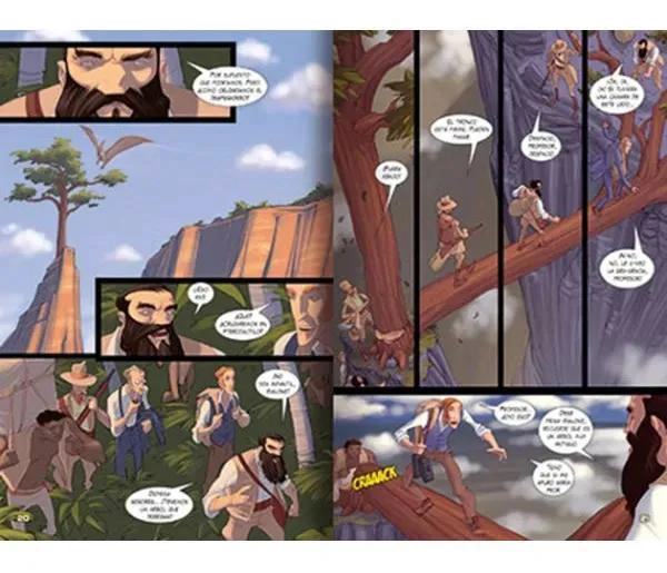 EL MUNDO PERDIDO NOVELA GRAFICA - 2