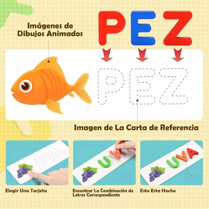JUEGO COGNITIVO DE PALABRAS Y ORTOGRAFIA PARA NIÑOS - 4