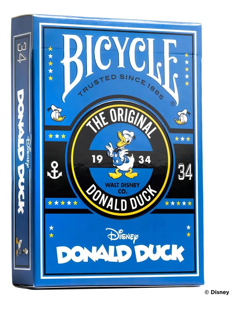CARTAS DISNEY PATO DONALD CLASSIC REVERSO AZUL - 1