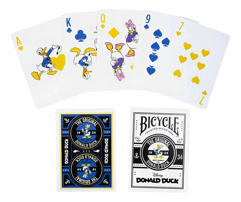 CARTAS DISNEY PATO DONALD CLASSIC REVERSO AZUL - 2
