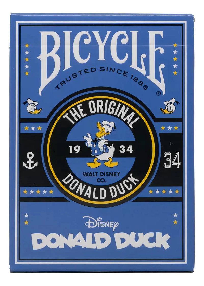 CARTAS DISNEY PATO DONALD CLASSIC REVERSO AZUL - 4