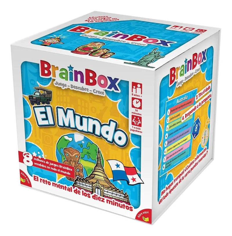 JUEGO DE MESA BRAINBOX EL MUNDO - 1