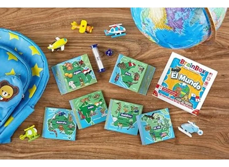 JUEGO DE MESA BRAINBOX EL MUNDO - 4