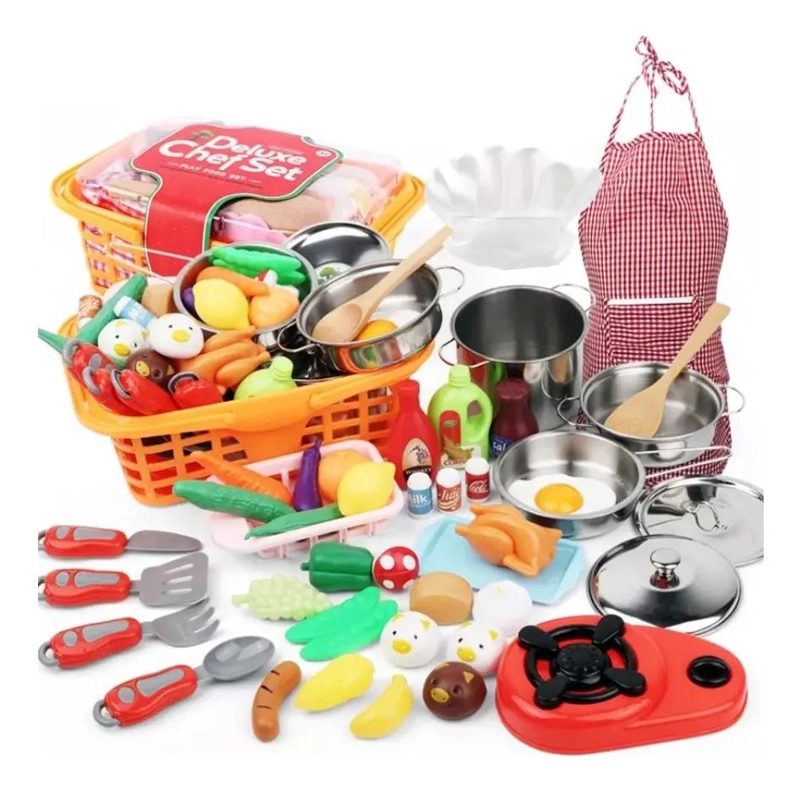 JUEGO DE COCINA PARA NIÑOS, 42 PIEZAS - 1