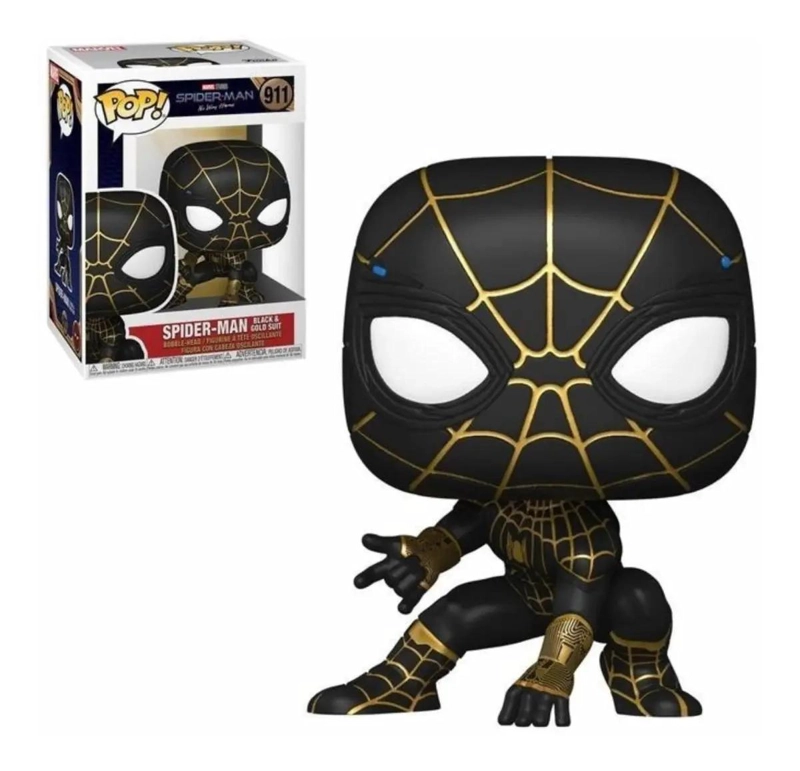TRAJE NEGRO DORADO SPIDERMAN FUNKO POP - 1