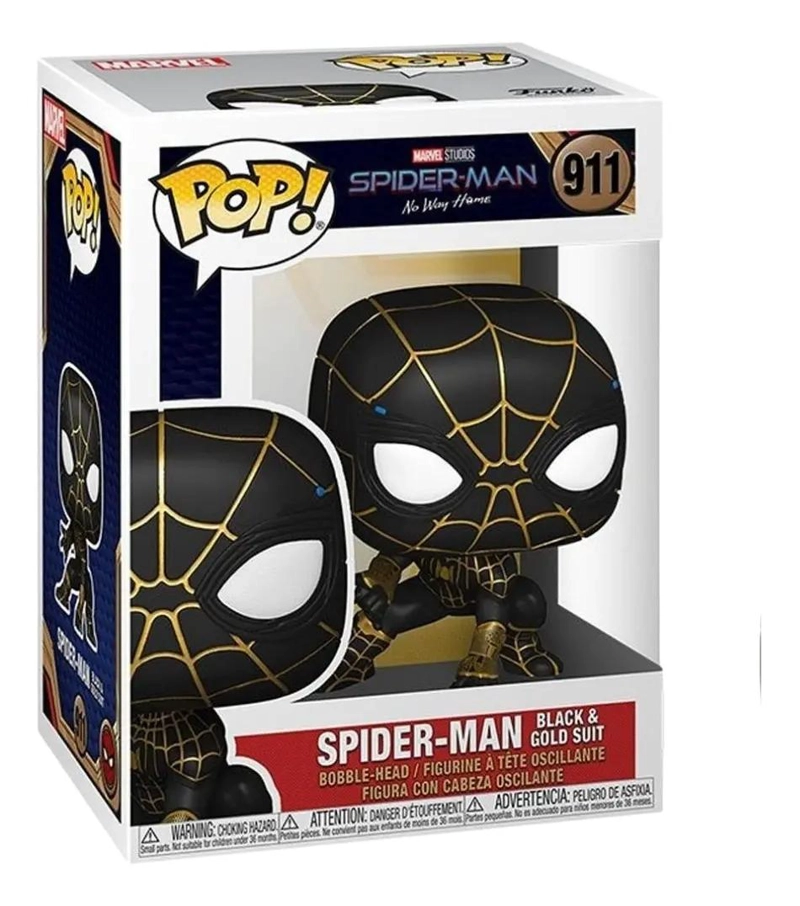 TRAJE NEGRO DORADO SPIDERMAN FUNKO POP - 2