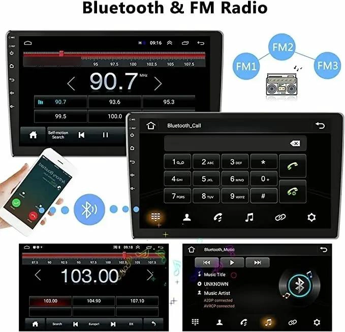 RADIO ANDROID 8.1 GPS 9 PULGADAS CON MIRROR LINK - 4