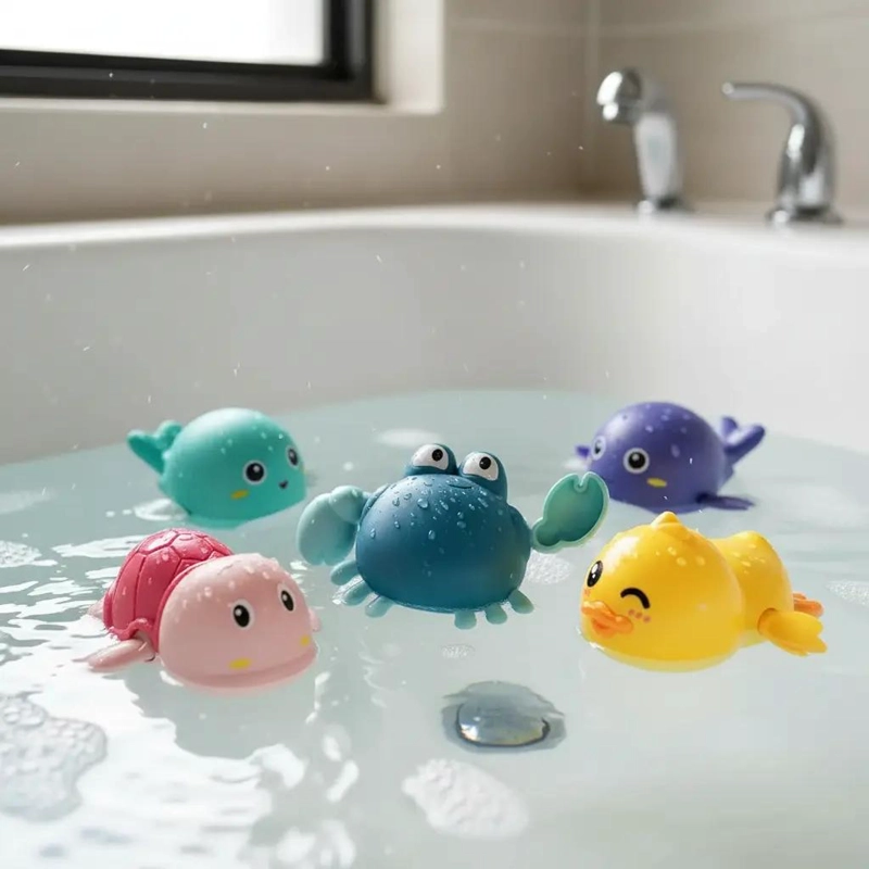 PACK 5 JUGUETES DE BAÑO PARA BEBE S Y NIÑOS - 1